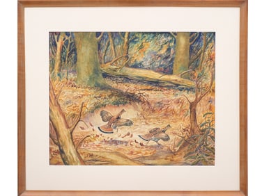 William Schaldach (1896-1982), watercolor.