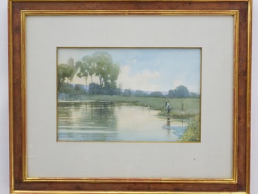 Thomas Aquinas Daly (b.1937)), watercolor.