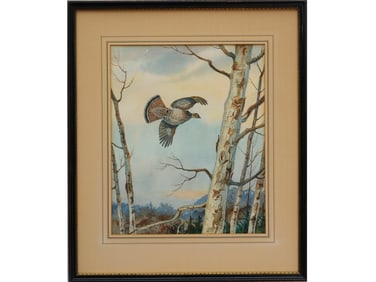 William Schaldach (1896-1982), watercolor.