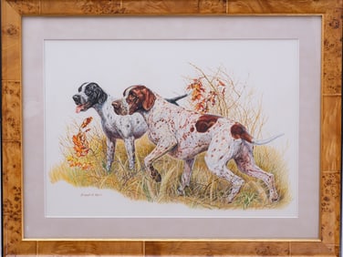 Earnest H. Hart (b.1910), watercolor on paper.