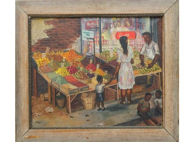 John Farrar (1927-1972), oil on canvas.