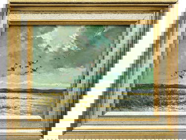 Lynn Bogue Hunt (1878-1960), oil on canvas board. (1 of 1)