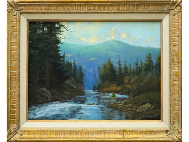 Brett Smith (b.1958), oil on board.