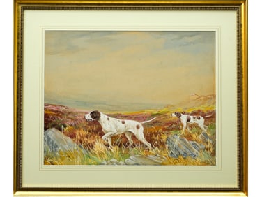 Reuben Ward Binks (UK 1880-1950), watercolor and gouache on paper.