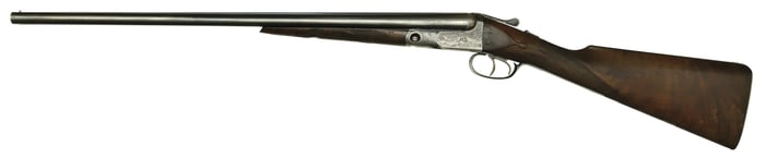PARKER DHE GRADE 20 GAUGE WITH ORIGINAL HANG TAG AND VERY RARE TWO GUN A&F CASE.