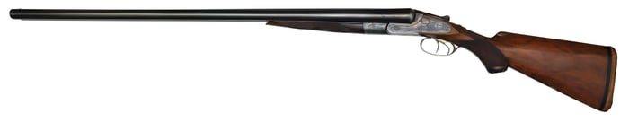 BEAUTIFUL UNTOUCHED ORIGINAL ORDNANCE STEEL BARRELED LEFEVER E GRADE 12 GAUGE.