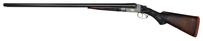 FABULOUS AND RARE ITHACA CRASS MODEL GRADE 7E 12 BORE SHOTGUN.
