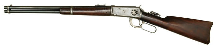 SCARCE WINCHESTER MODEL 1894 SADDLE RING CARBINE IN .38-55 CALIBER.