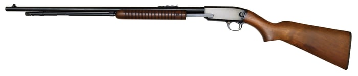 AS NEW WINCHESTER MODEL 61 RIFLE IN .22 WIN MAG CALIBER WITH ORIGINAL BOX.