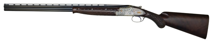 STUNNING CUSTOM GOLD INLAID BROWNING .410 BORE SUPERPOSED SHOTGUN WITH CASE.