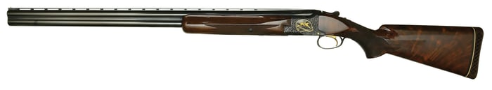 GOOD LOOKING BROWNING MIDAS GRADE 12 BORE SUPERPOSED WITH CASE.