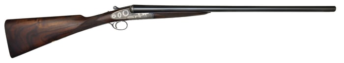 VERY RARE AND DESIRABLE BOSS & CO. ASSISTED OPENING ROUND BODY 12 BORE GAME GUN WITH CASE.
