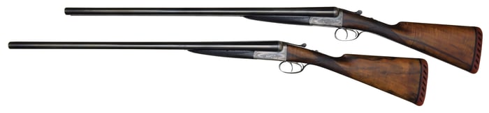 GOOD TRUE PAIR OF E.J. CHURCHILL UTILITY MODEL 12 BORE GAME GUNS.