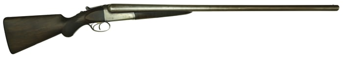 VERY RARE WESTLEY RICHARDS “GOLD NAME” 8 BORE SHOTGUN WITH ORIGINAL CASE