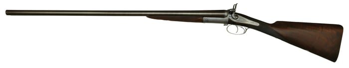 HISTORICALLY SIGNIFICANT EARLIEST KNOWN PRODUCTION HENRY ATKIN 16 BORE SHOTGUN WITH CASE.