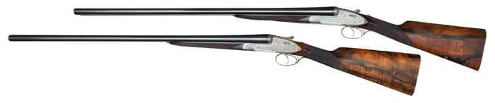 SUPERB PEDERSOLI ENGRAVED F.LLI PIOTTI 20 BORE PAIR WITH CASE.