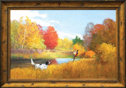 Roger Blum (b. 1950), oil on canvas