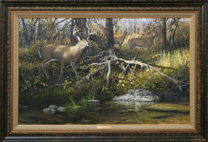Ron Van GIlder (Born 1946), oil on board.