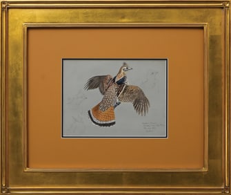 Walter Alois Weber (1906 - 1979), watercolor and gouache on paper.
