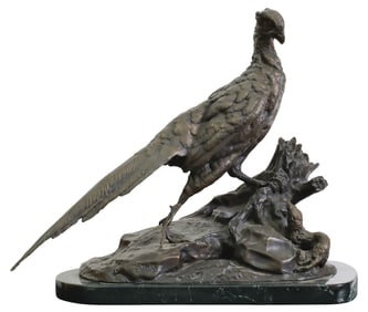 Jules Moigniez (France, 1835 - 1894), bronze.