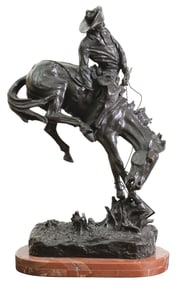 Frederick Sackrider Remington (1861 - 1909), bronze.