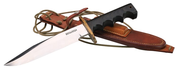 RANDALL MADE KNIFE MODEL 14 ATTACK WITH SHEATH.