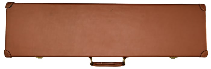 TWO QUALITY LEATHER GUN CASES.