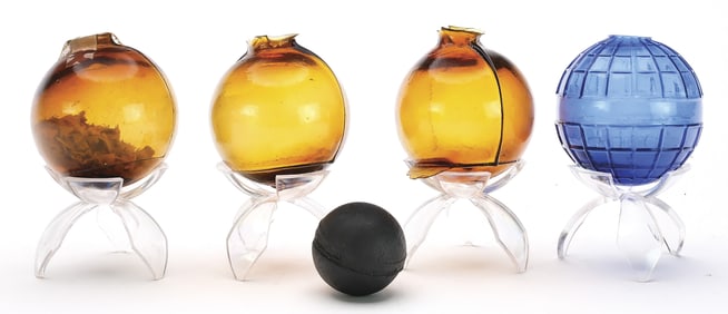 A selection of five target balls.