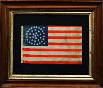 38 star colorado statehood flag.