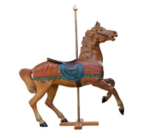 Denzel Carousel Company, Philadelphia, Pennsylvania, circa 1900.