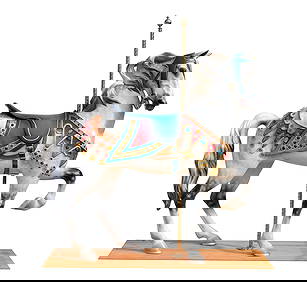 Marcus Charles Illions and Sons Carousel Works, Coney Island, New York, circa 1915. (1 of 7)