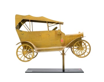 Vintage car weathervane.