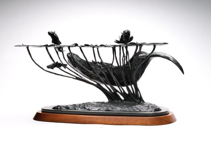 Hollis Williford, bronze sculpture.