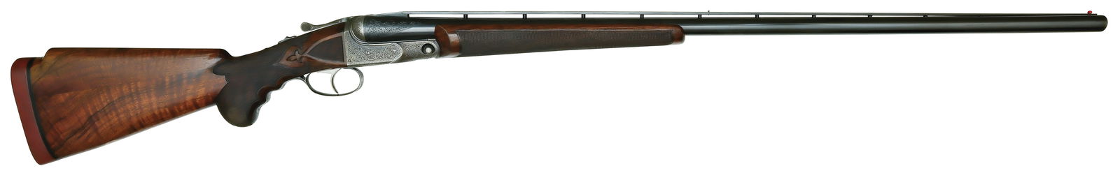 EXCEPTIONAL, UNIQUE, AND FRESH TO MARKET PARKER AAHE 12 BORE DOUBLE TRAP SHOTGUN WITH CASE. (1 of 14)