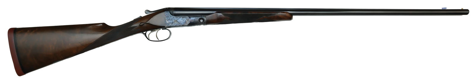 INCREDIBLY RARE HIGH ORIGINAL CONDITION PARKER DHE GRADE 28 GAUGE.: SN. 239624. Cal. 28ga. Built on a 00 frame with 30" Titanic steel brls that have matted concave top rib with white front bead and usual rib legend. Flats with unstruck weight of 3lbs. 1oz. Beaver