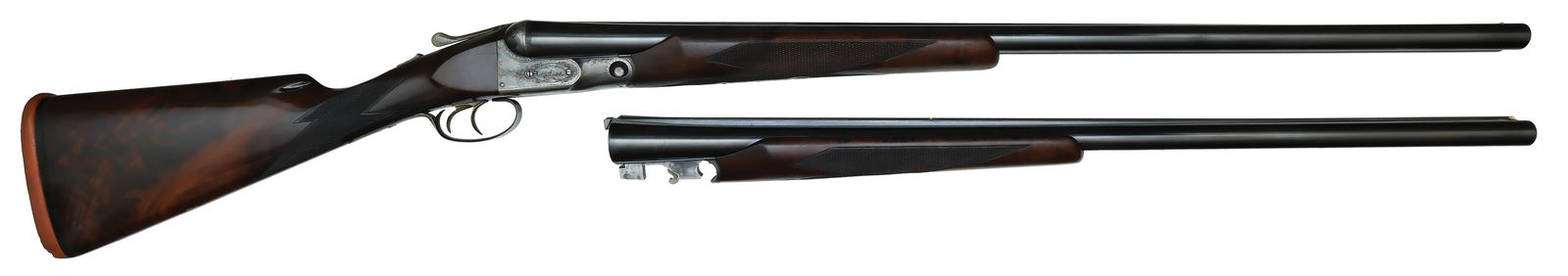 RARE FACTORY TWO BARREL SET PARKER GHE GRADE 12 GAUGE. (1 of 4)