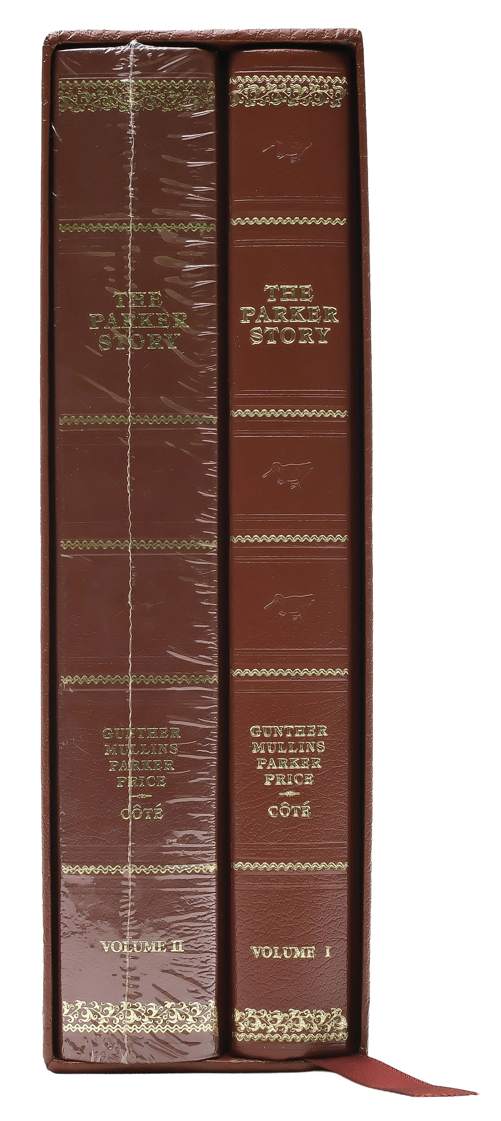 THE PARKER STORY - AN AS NEW DELUXE EDITION.: No. 141 of 500 and signed by all authors. Volume 1 has been opened. Volume 2 remains in original cellophane. As new. 