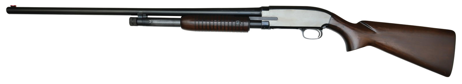 FINE ORIGINAL CONDITION WINCHESTER MODEL 12 FEATHERWRIGHT 12 BORE SHOTGUN. (1 of 1)