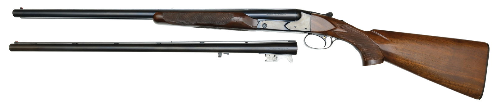 INCREDIBLY USEFUL WINCHESTER MODEL 21 16 BORE TWO BARREL SET SKEET GRADE SHOTGUN. (1 of 8)