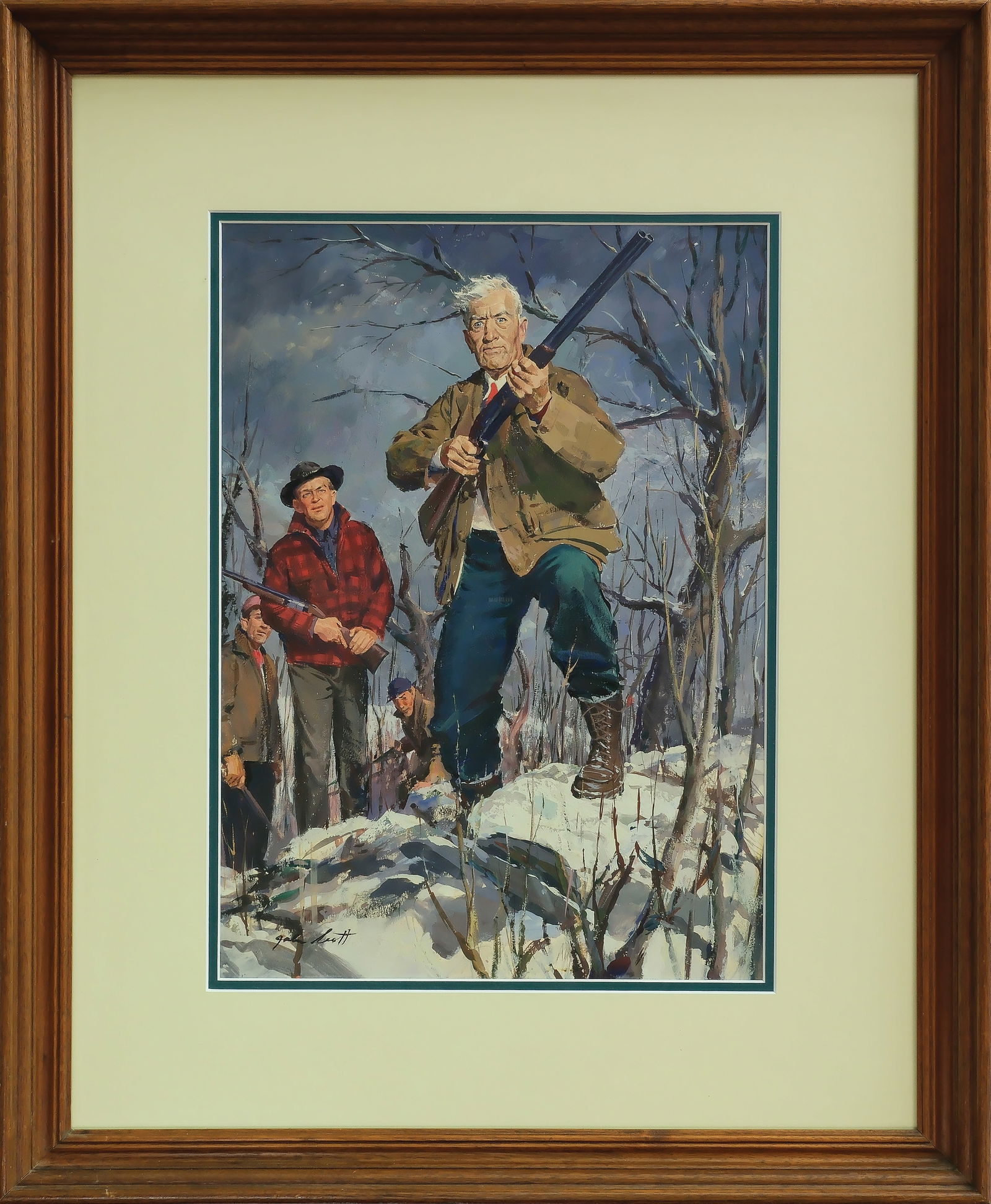 John Walter Scott (1907-1987), watercolor and gouache. (1 of 1)