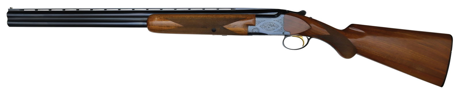 EXCELLENT EARLY BROWNING SUPERPOSED LIGHTNING 12 GAUGE FIELD GUN. (1 of 4)