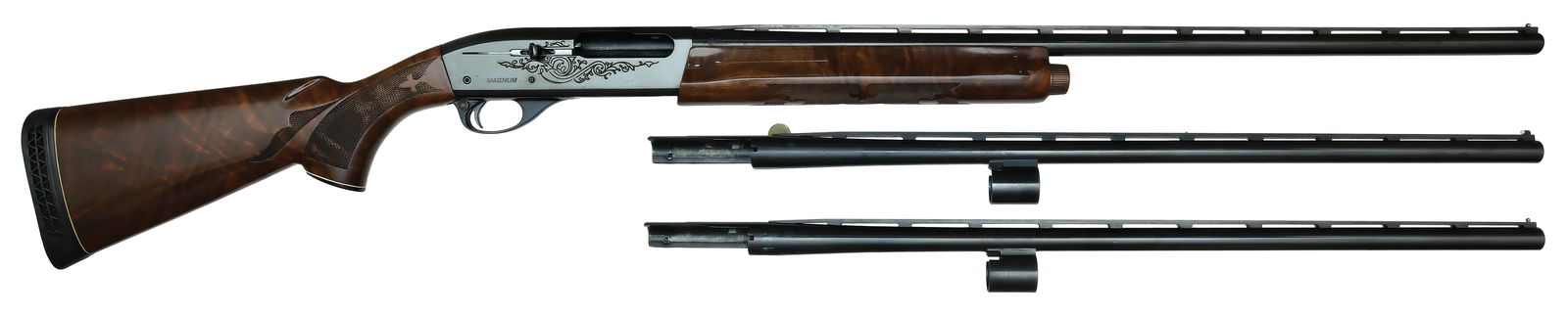 REMINGTON MODEL 1100 LT-20 MAGNUM WITH EXTRA BARRELS. (1 of 2)