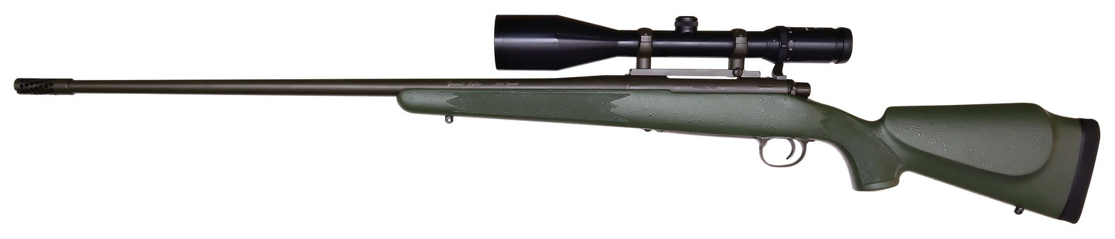 EXTREMELY USEFUL JARRETT RIFLES .300 JARRETT CALIBER BOLT ACTION RIFLE WITH CASE, SCOPE, AND (1 of 4)