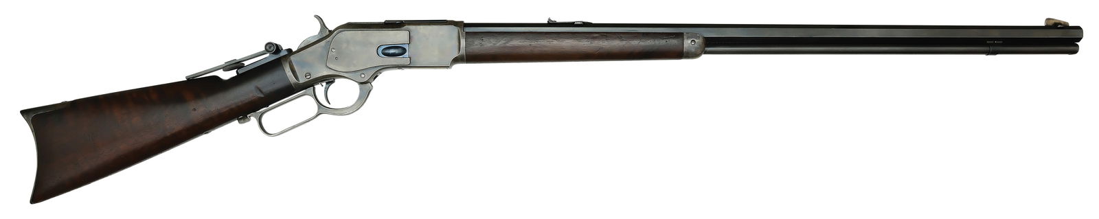 EXCELLENT ORIGINAL CONDITION WINCHESTER MODEL 1873 RIFLE. (1 of 5)