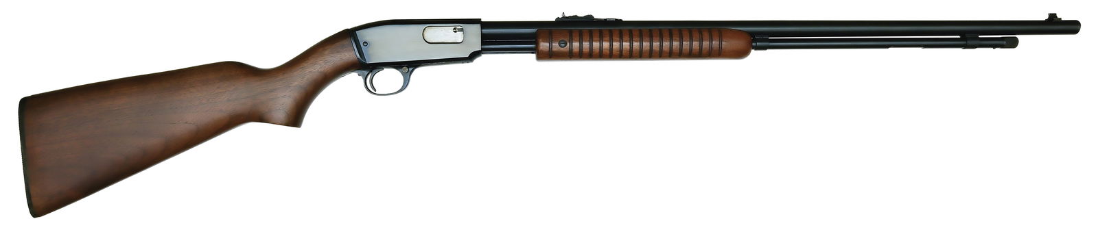 AS NEW WINCHESTER MODEL 61 RIFLE IN .22 WIN MAG RF CALIBER WITH ORIGINAL BOX. (1 of 2)