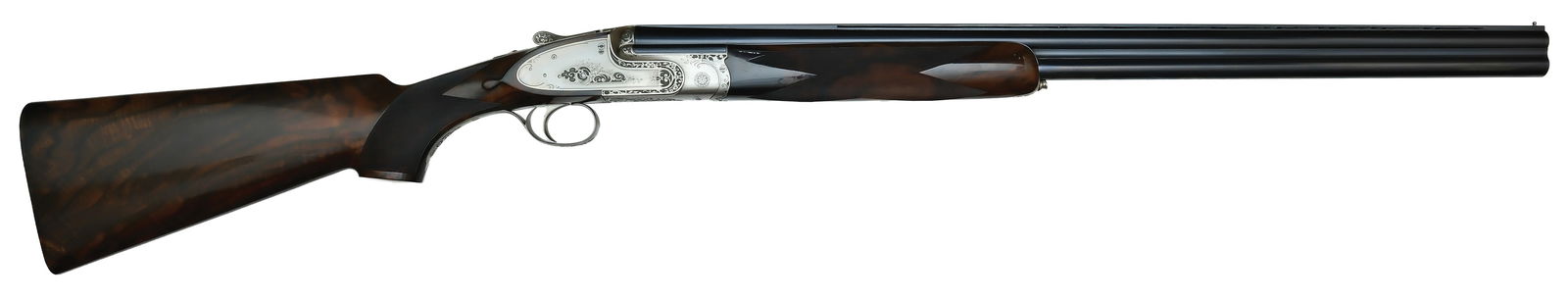 FANTASTIC BOSIS ACTIONED RENATO TELO 20 BORE SHOTGUN ENGRAVED BY GIANFRANCO PEDERSOLI WITH CASE. (1 of 7)