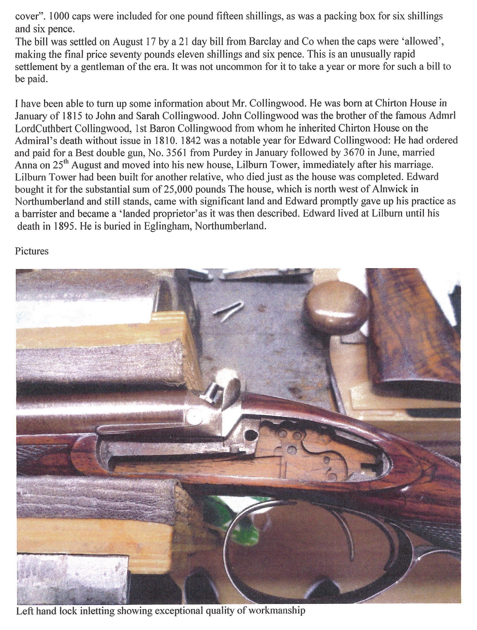 TRULY UNIQUE JAMES PURDEY COMBINATION MUZZLELOADER. - 12