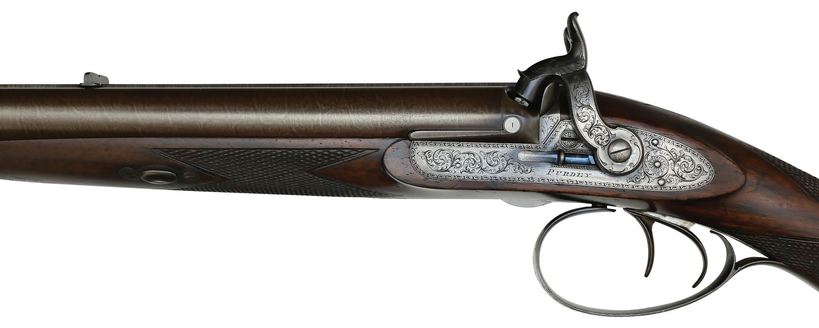 TRULY UNIQUE JAMES PURDEY COMBINATION MUZZLELOADER. - 4