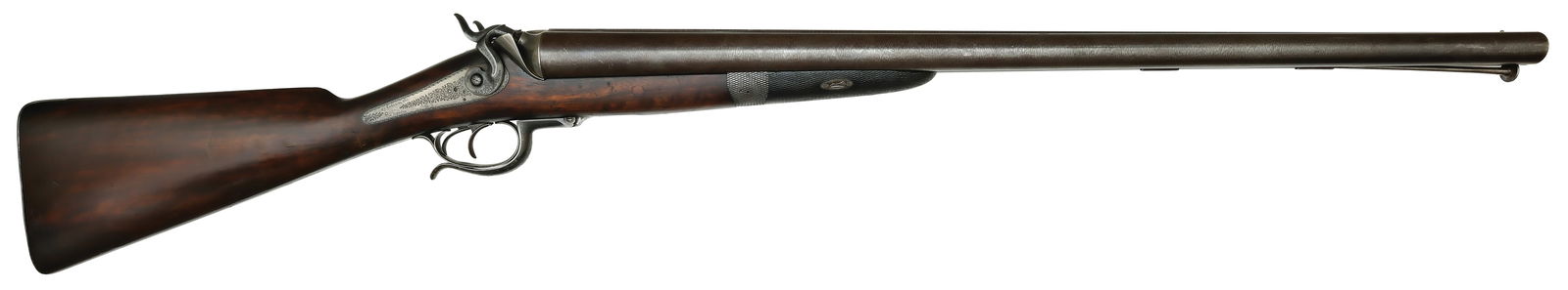 VERY RARE 4 BORE DOUBLE SHOTGUN BY E.E. LEFAURE OF PARIS. (1 of 5)