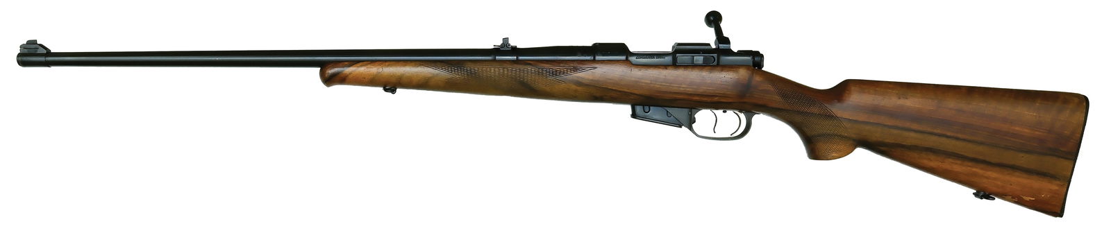 BRNO ARMS MODEL ZKW 465 BOLT ACTION RIFLE IN .22 HORNET CALIBER. (1 of 2)
